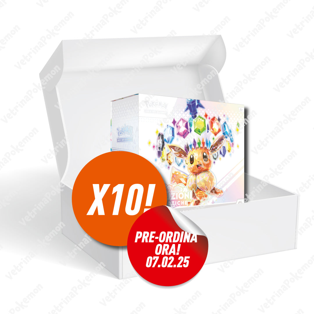 Evoluzioni Prismatiche Case 10x Set Allenatore Fuoriclasse ITA - VetrinaPokemon