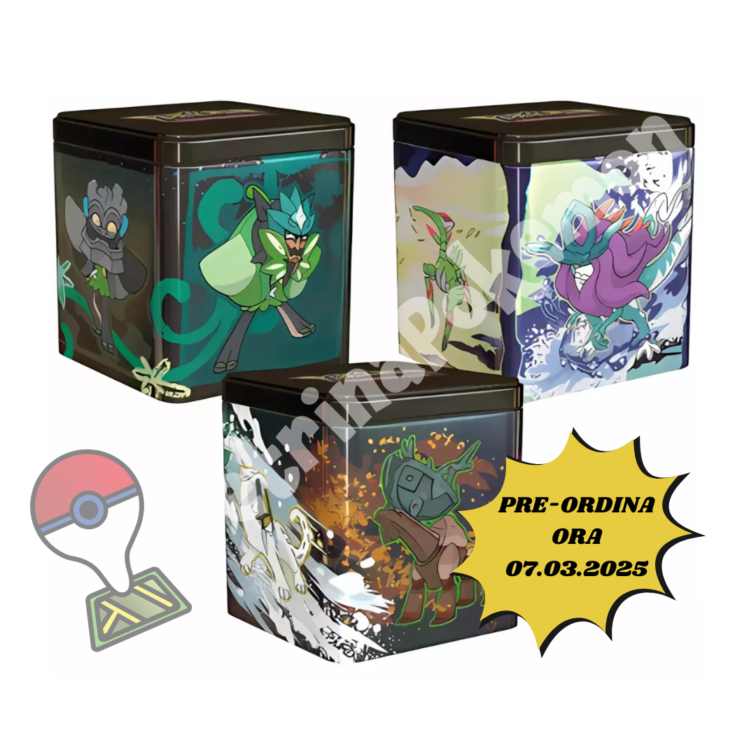 Tris Stacking Tin da Collezione Tipo: Paradosso, Ogerpon e Quartetto Nefasto ITA